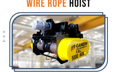Why Wire Rope Hoists Are Ideal for Heavy-Duty Lifting Operations?