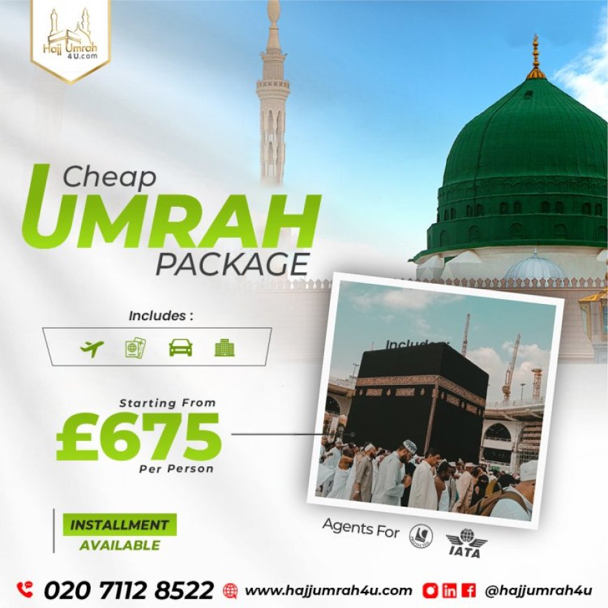 Cheapest Umrah Packages UK with 3 Star Travel Deals