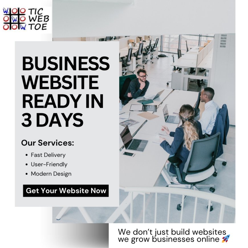 Launch Your Business Website in 3 Days & Start Selling Online