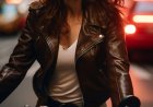Ladies Brown Leather Motorcycle Jacket: Tone, Style & Fit Guide