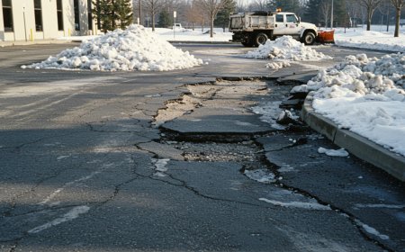 What to Do When Snow Removal Causes Damage to Your Commercial Property
