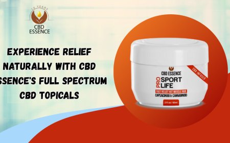 Experience Relief Naturally with CBD Essence's Full Spectrum CBD Topicals