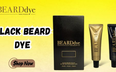 Natural Black Color For Beard by Beard Dye: Groom with Authentic Confidence
