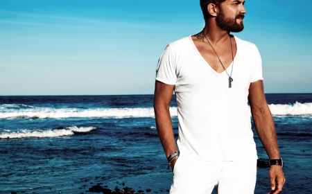 Redefining Casual Confidence with the Deep V Neck T-Shirt