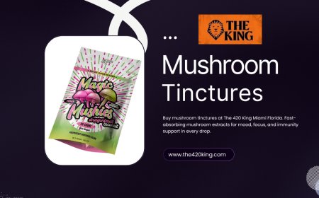 Fast-Acting Wellness: Mushroom Tinctures by The 420 King